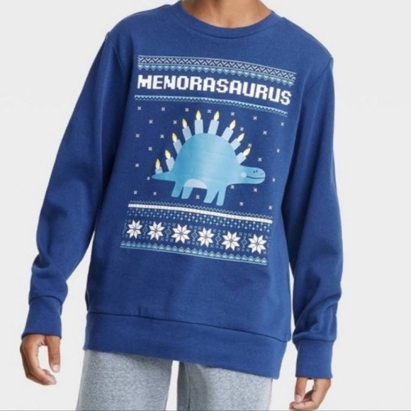 Menorasaurus Sweatshirt Youth - Picture 1 of 4